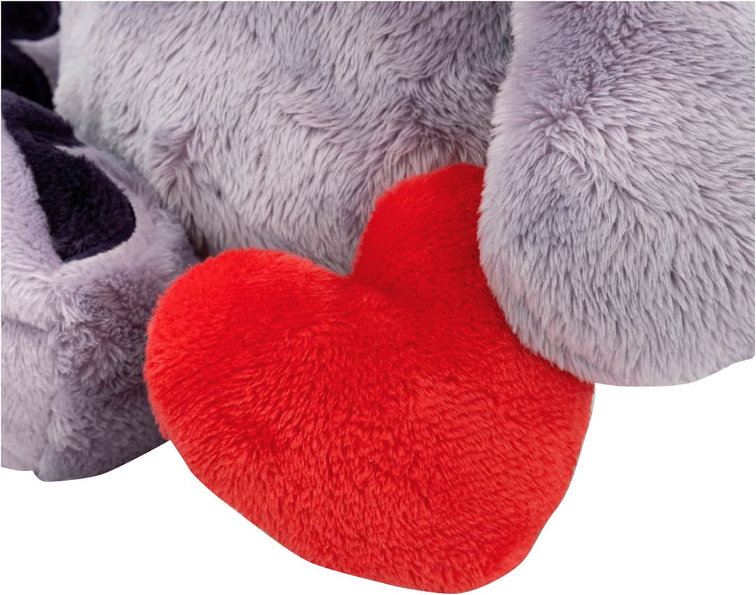 Nici Kuscheltier Love Elefant | Grau