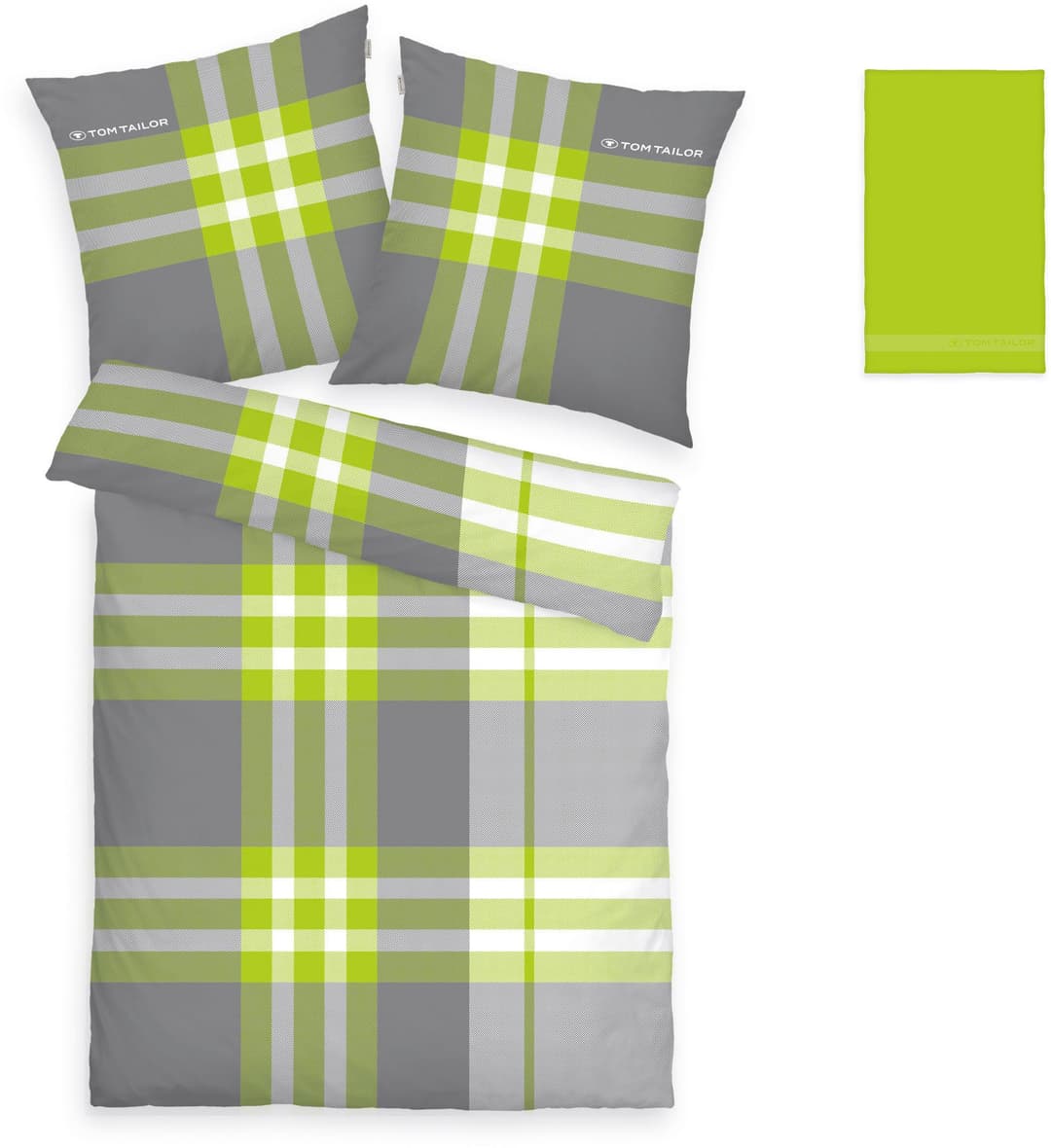 TOM TAILOR HOME Bettwäsche Nick | Grün