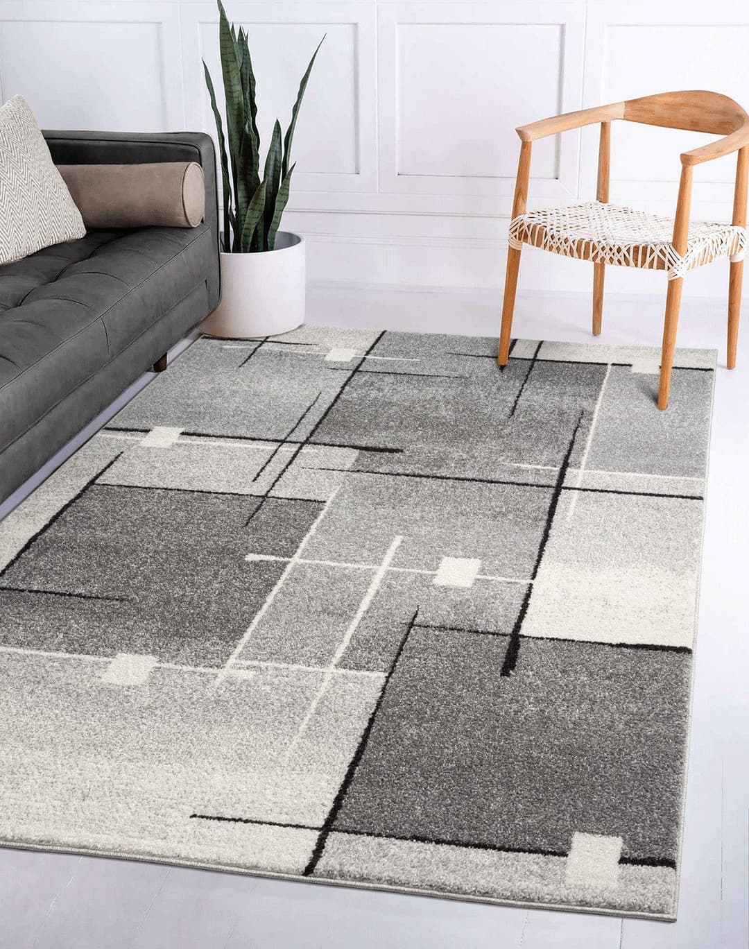 the carpet Teppich Pearl | Grau