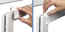 Seitenzugrollo EASYFIX Rollo Uni | Weiß