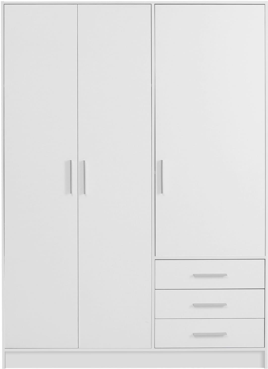 FORTE Kleiderschrank Jupiter | Weiß