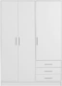 FORTE Kleiderschrank Jupiter | Weiß 2