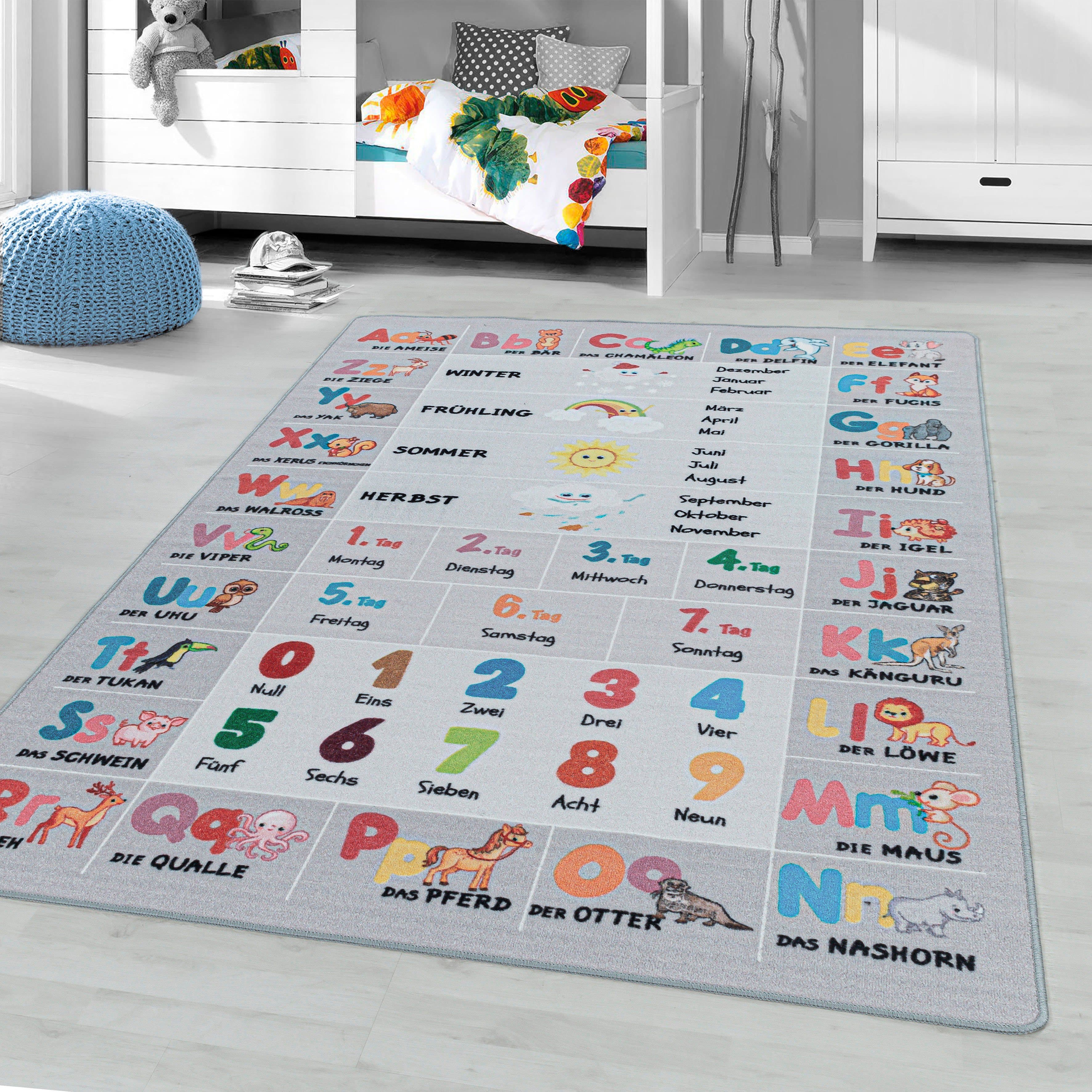 Ayyildiz Teppiche Kinderteppich PLAY 2904 | Grau