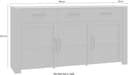 FORTE Sideboard Bohol | Braun 5