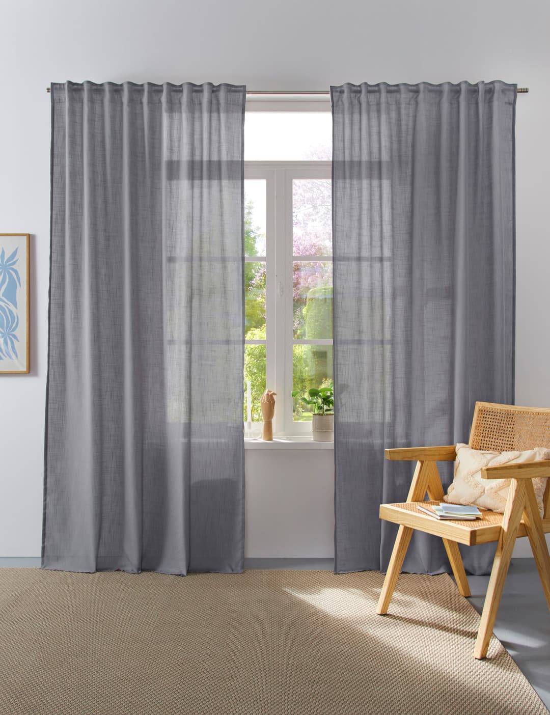 OTTO home Vorhang Linsdorf | Grau