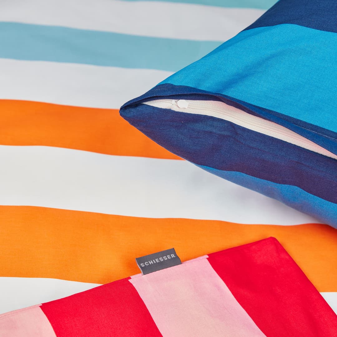 Schiesser Bettwäsche Happy Stripe | Mehrfarbig