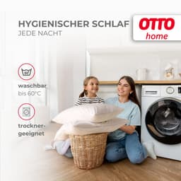 OTTO home Microfaserkissen Baca | Weiß