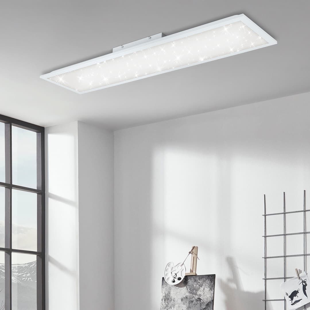 Briloner Leuchten LED Panel 7308016 PALLAS | Weiß