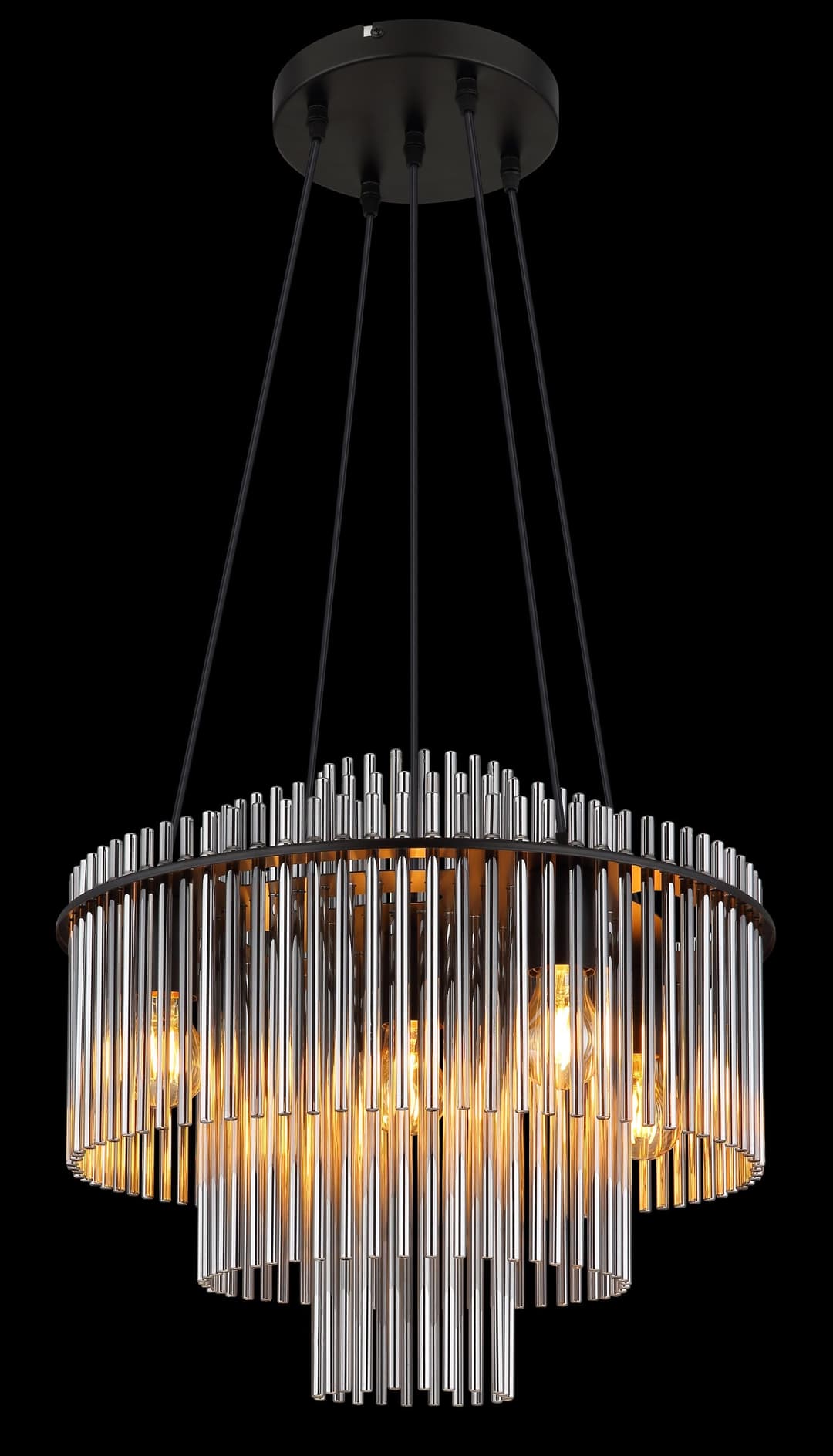 GLOBO LIGHTING Pendelleuchte GORLEY | Silber