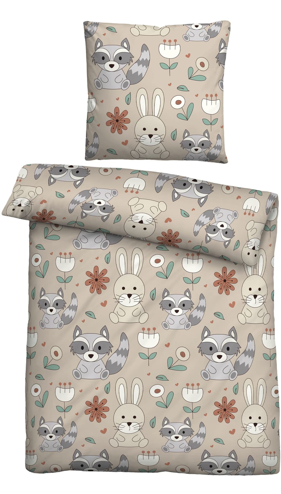 Biberna Kinderbettwäsche 0007245 | Beige