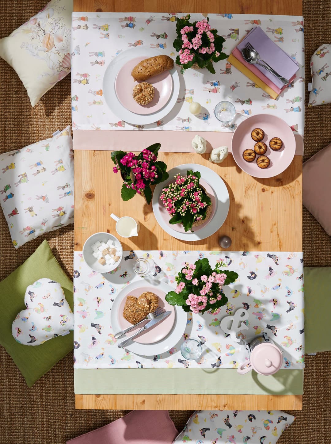 APELT Tischband 6501 HAPPY EASTER | Mehrfarbig