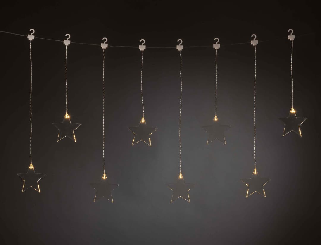 KONSTSMIDE LED-Lichtervorhang | Weiß