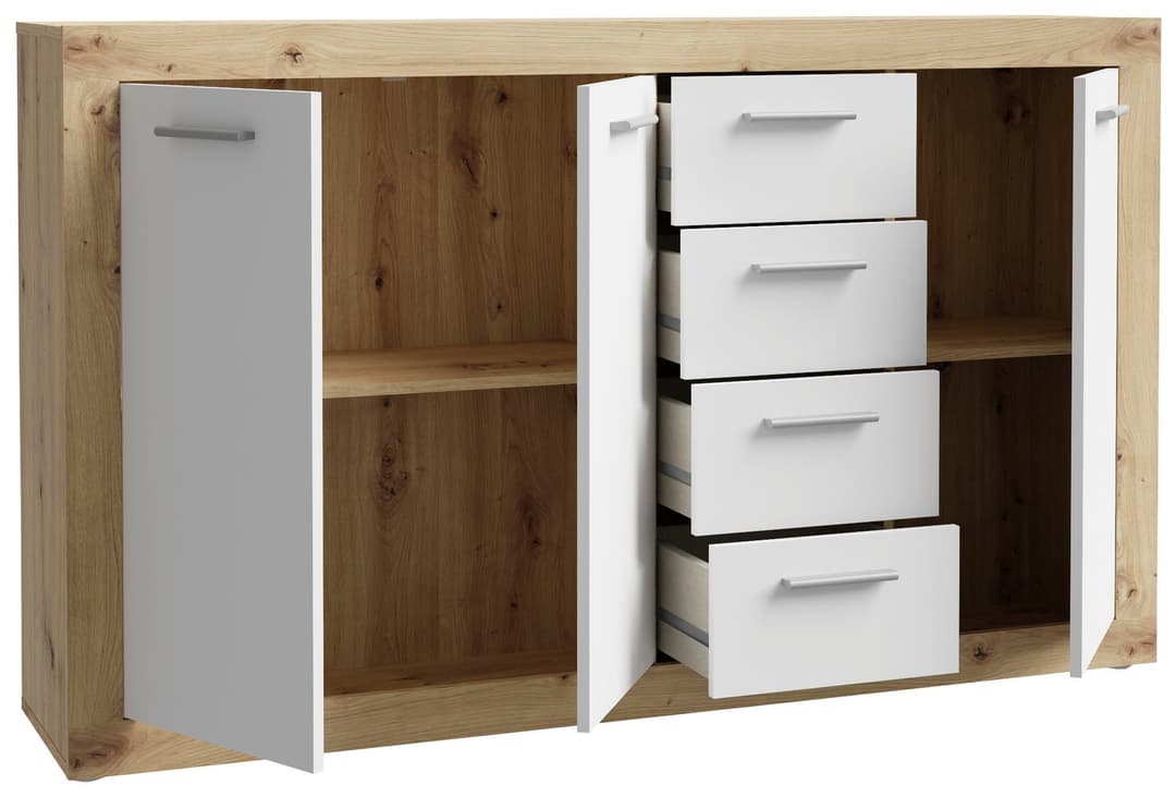 FORTE Sideboard Baccio | Weiß
