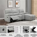 OTTO home Ecksofa NAPORI Multimediasofa | Schwarz 3