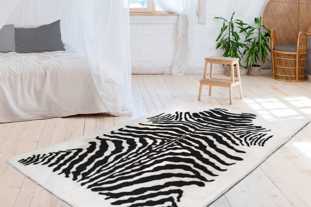 Arte Espina Teppich Rabbit Animal 400 | Schwarz