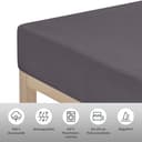 OTTO home Spannbettlaken | Grau 2