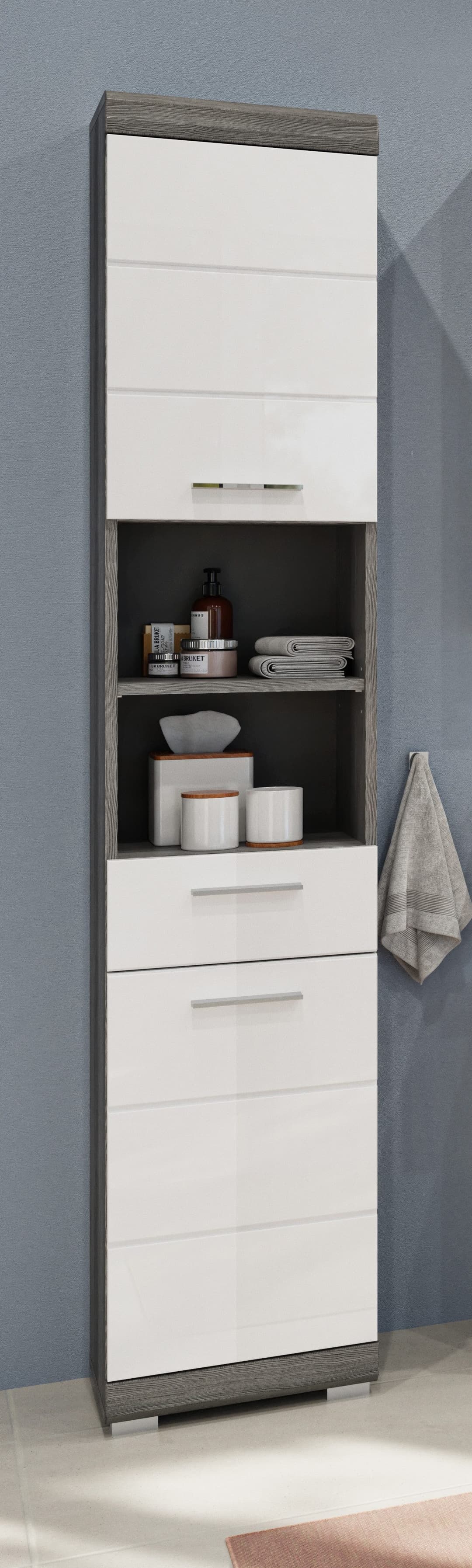 welltime Hochschrank SIENA | Mehrfarbig