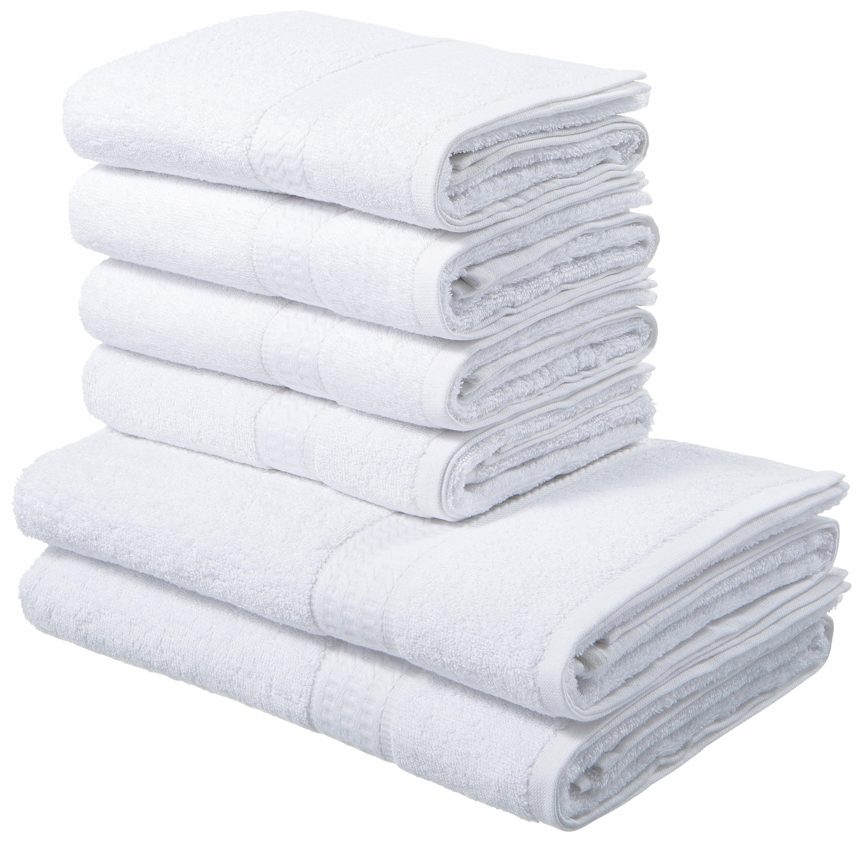 OTTO home Handtuch Set Juna | Weiß