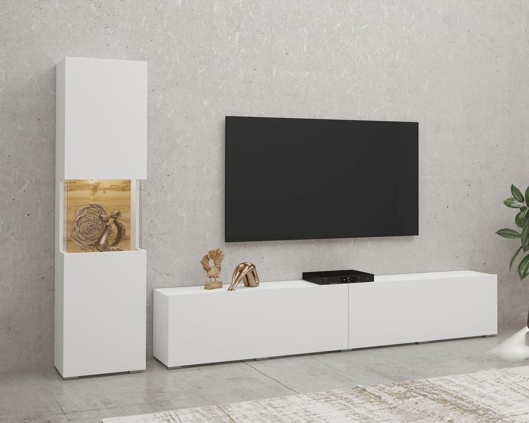 Home affaire Wohnwand Ava | Weiß