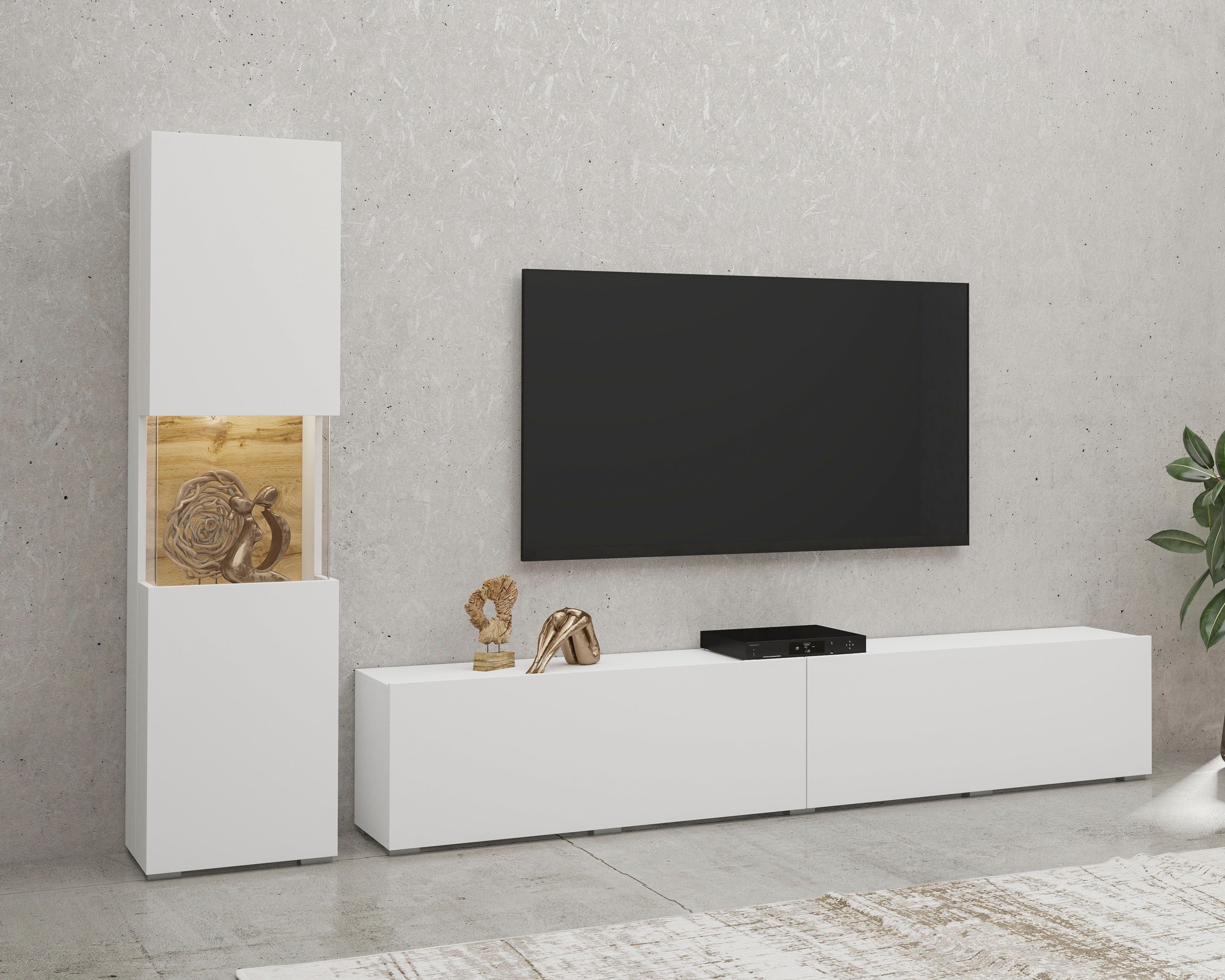 Home affaire Wohnwand Ava | Weiß