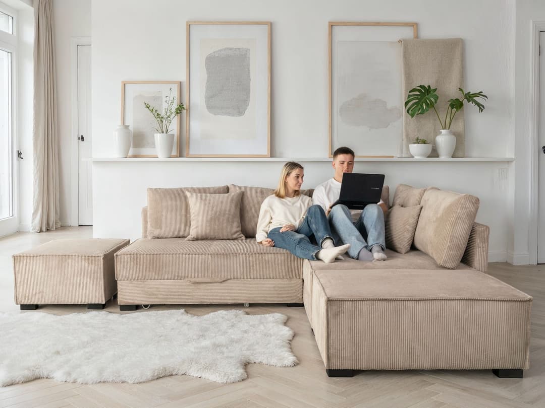 Home affaire Ecksofa Night & Day | Beige