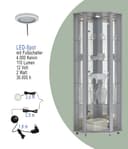 fif möbel Eckvitrine TRIO | Grau 5