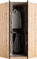 priess Eckkleiderschrank Barcelona | Holztöne 5