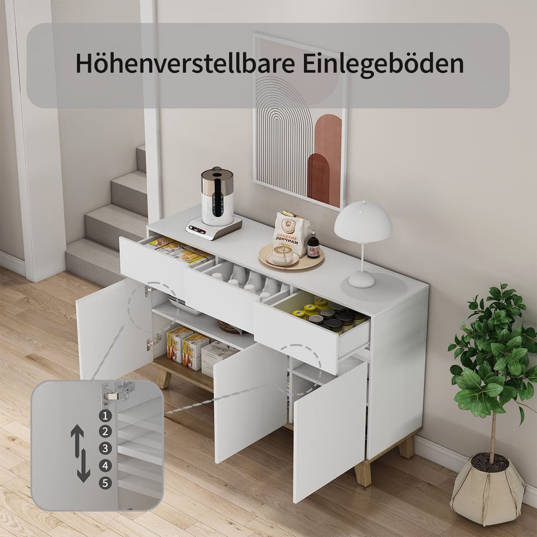 OTTO home Sideboard Haily | Weiß