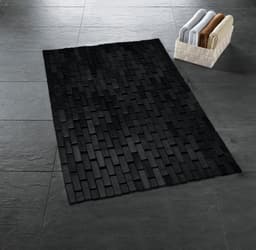 Kleine Wolke Badematte Palito | Schwarz
