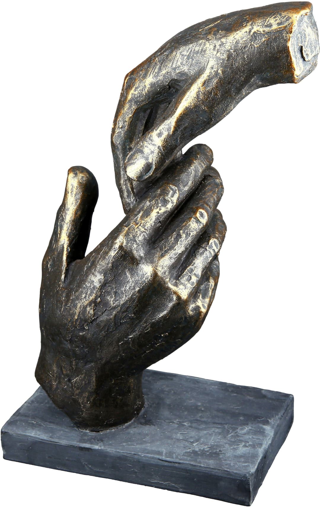 Casablanca by Gilde Dekofigur Skulptur Two hands | Braun