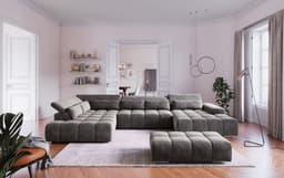 COTTA Wohnlandschaft Orion U-Form | Grau