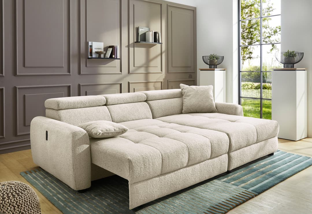 Jockenhöfer Gruppe Ecksofa Move L-Form | Beige