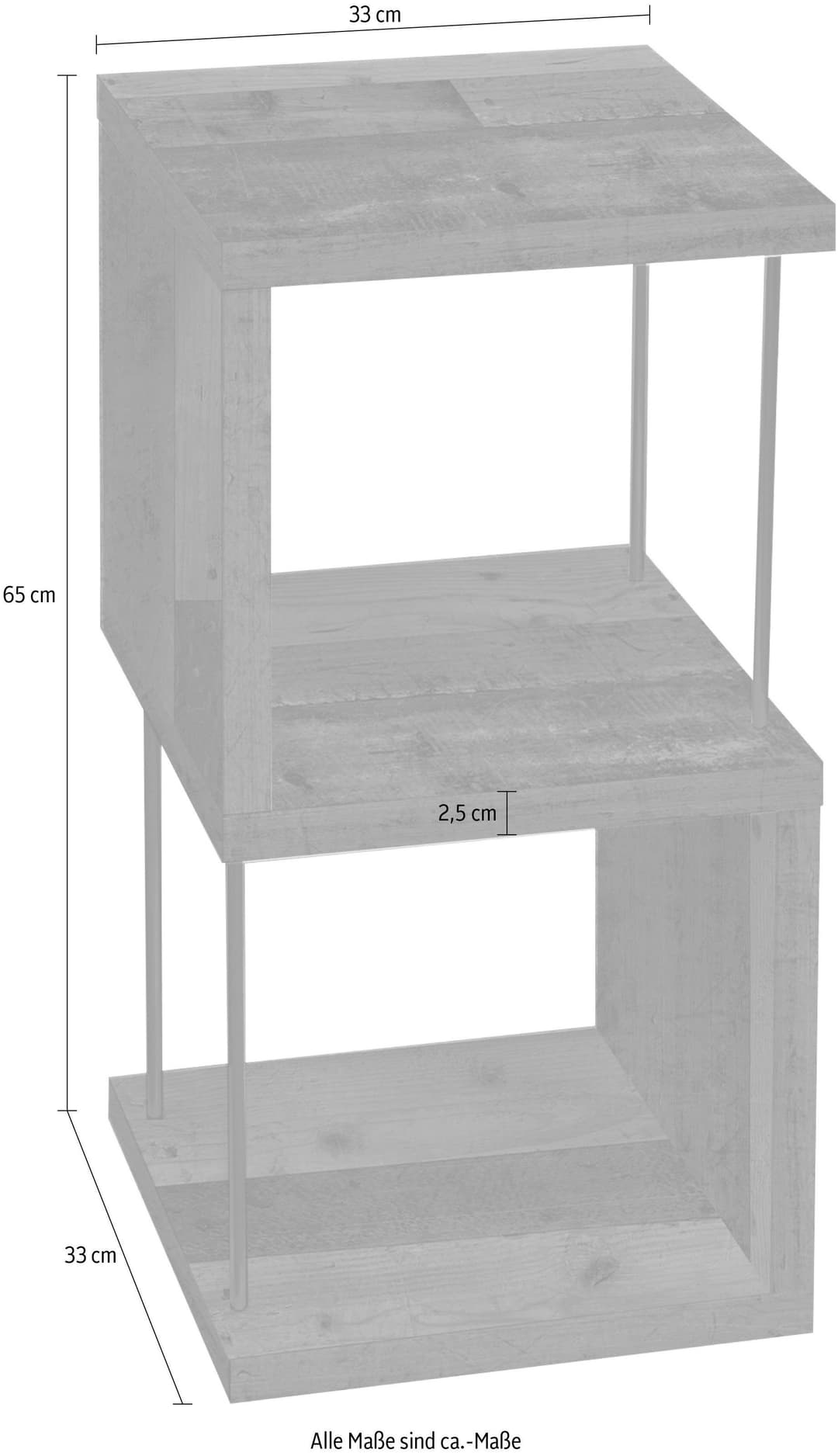 Mäusbacher Standregal Sticks Regale | Braun