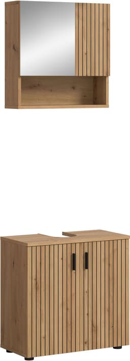 welltime Badmöbel-Set MANI | Holztöne
