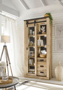 Home affaire Vitrine Sherwood | Holztöne