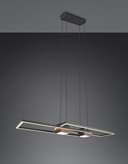 TRIO Leuchten ALBANY LED Pendelleuchte | Schwarz 2