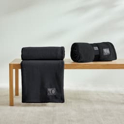 Wohndecke s.Oliver Decke Kuschelsoft | Schwarz