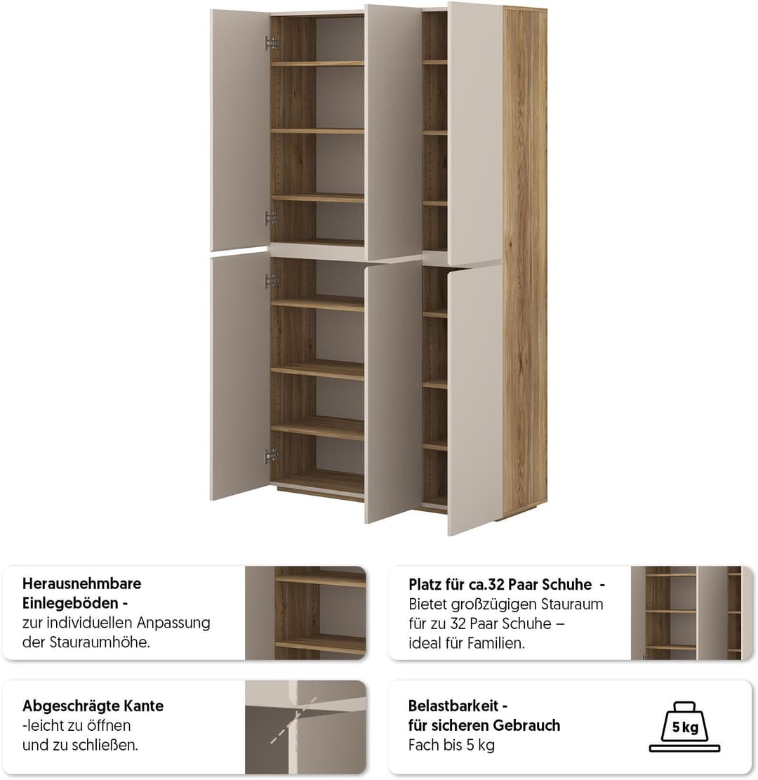 OTTO home Schuhschrank Criss | Beige
