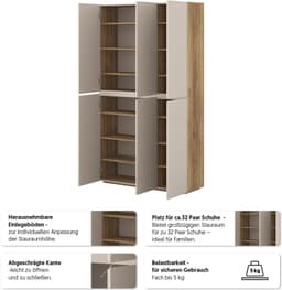 OTTO home Schuhschrank Criss | Beige