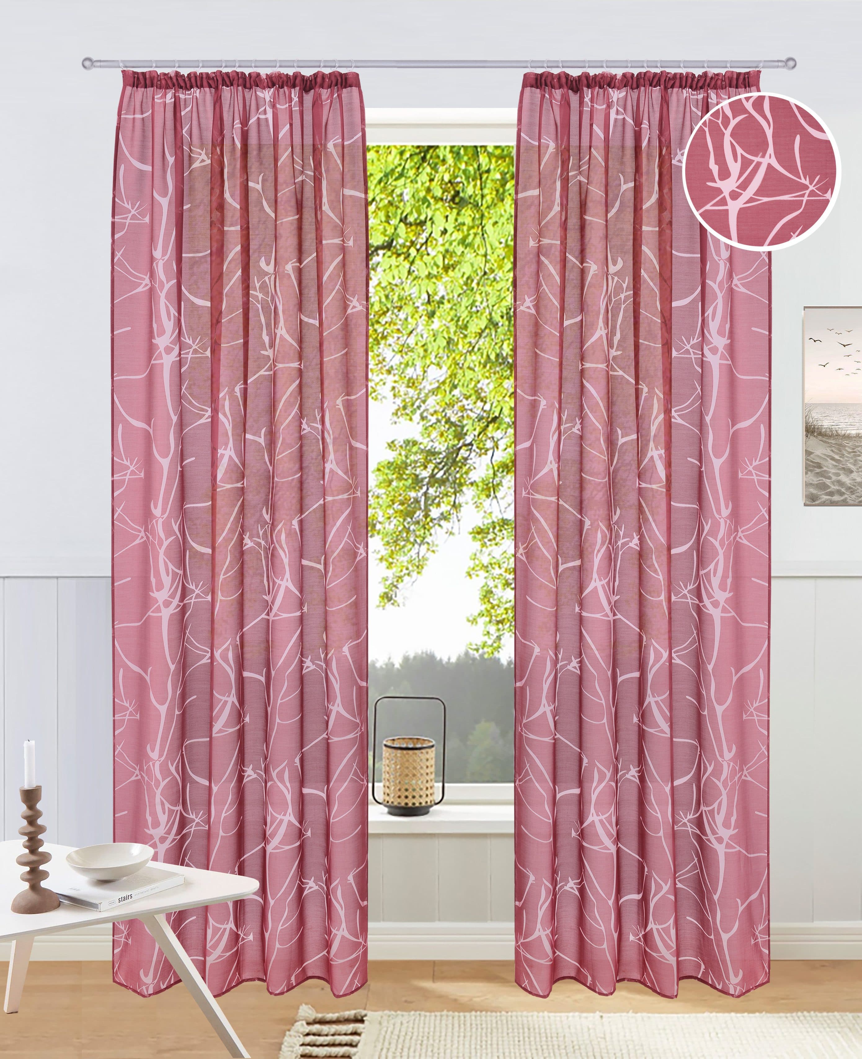 OTTO home Gardine Anna | Rot