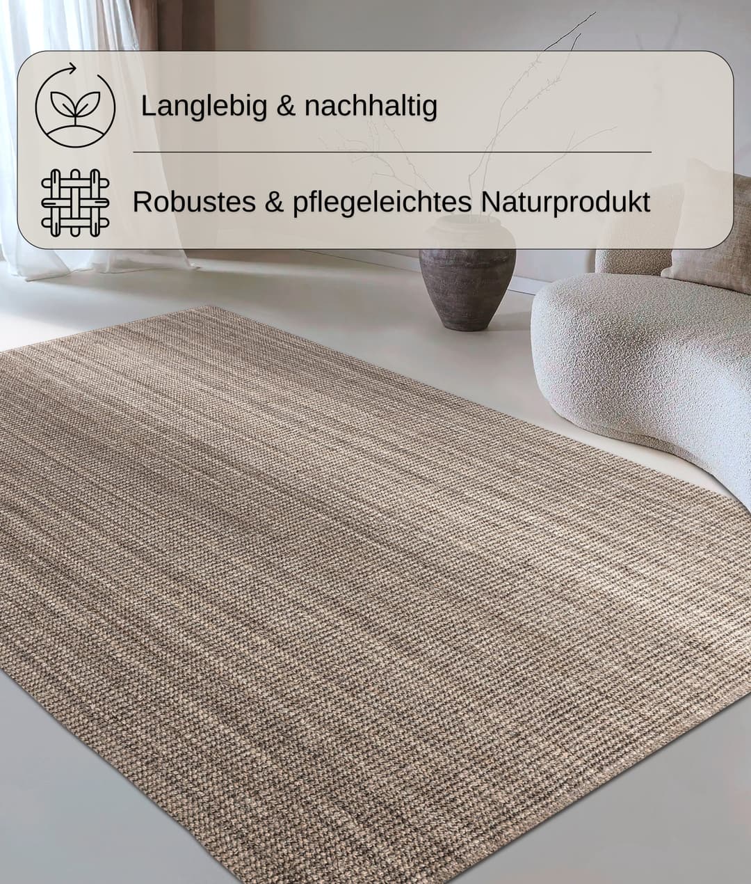 OTTO home Avot Juteteppich | Braun