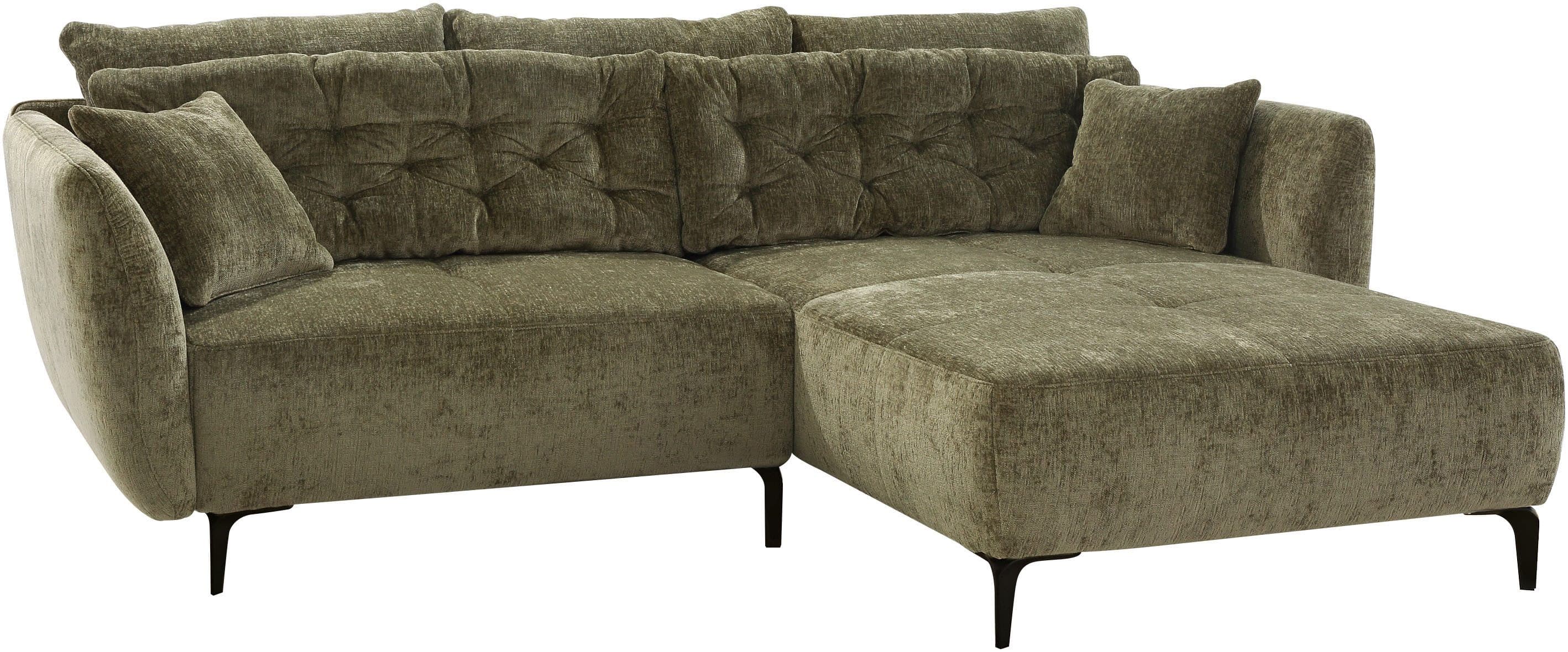 Jockenhöfer Gruppe Ecksofa Salo L-Form | Grün