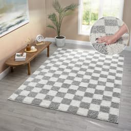OTTO home Hochflor-Teppich Kiiki | Grau