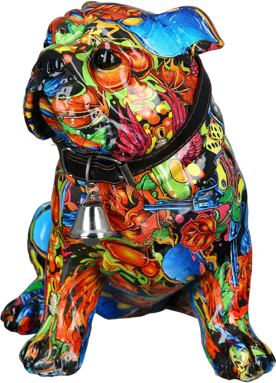 Casablanca by Gilde Tierfigur Mops Urban Graffiti | Mehrfarbig