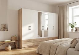 rauch Kleiderschrank HERSBRUCK | Holztöne
