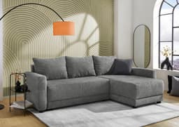 Jockenhöfer Gruppe Ecksofa Venezia L-Form | Grau