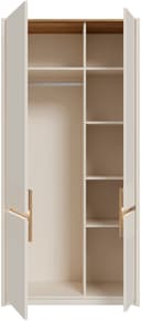 FORTE Garderobenschrank Oak Squere | Beige 4
