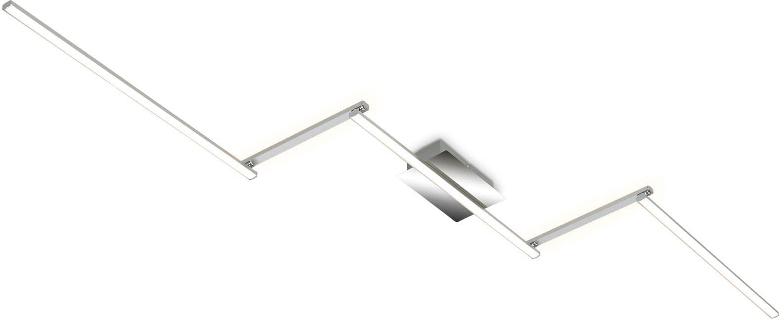 Briloner Leuchten LED Deckenleuchte STAFF | Silber