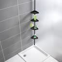 WENKO Duschregal Compact | Schwarz 2