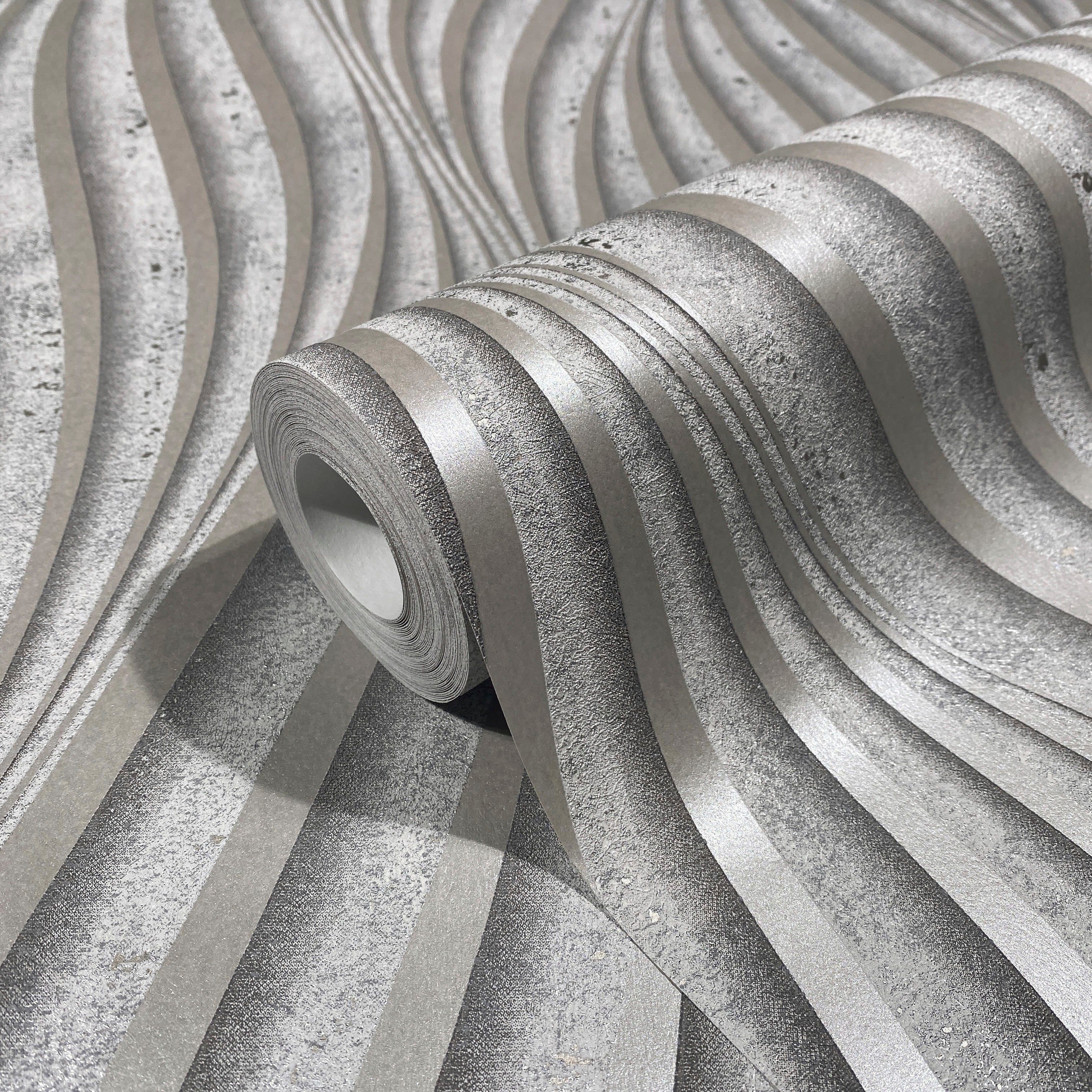 Marburg Vliestapete Twist | Grau